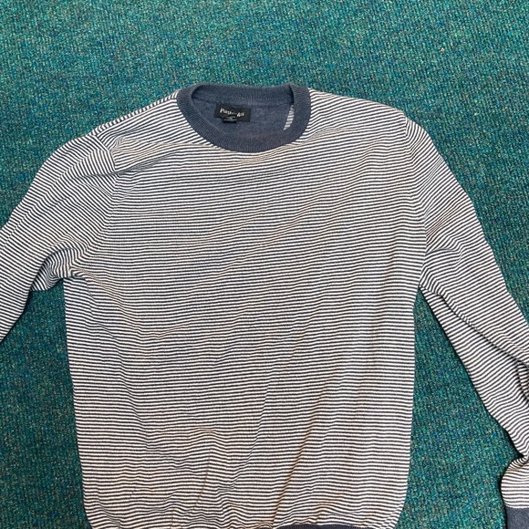 Porter + Ash blue stripped thick long sleeve - Picture 1 of 2